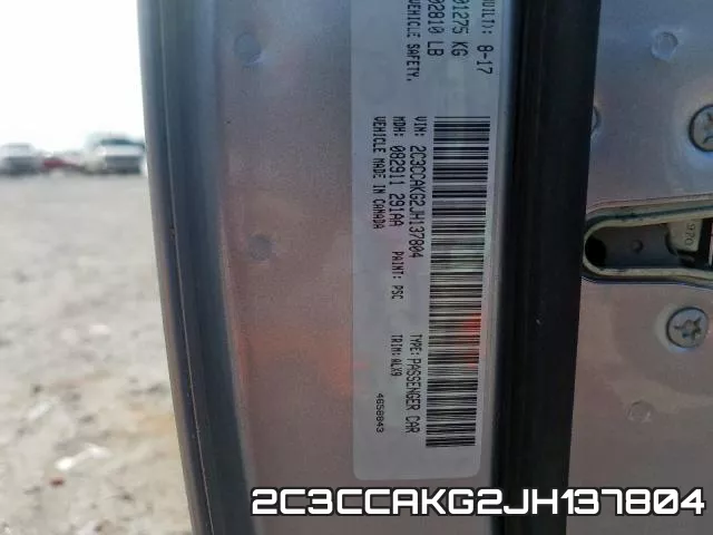 2C3CCAKG2JH137804 фото 2