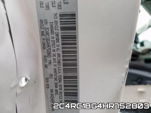 2C4RC1BG4HR752803 фото 2