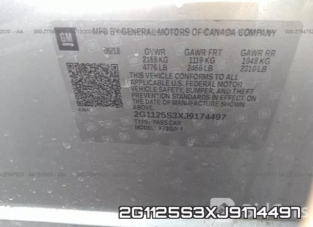 2G1125S3XJ9174497 фото 10