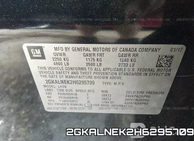 2GKALNEK2H6295709 фото 10