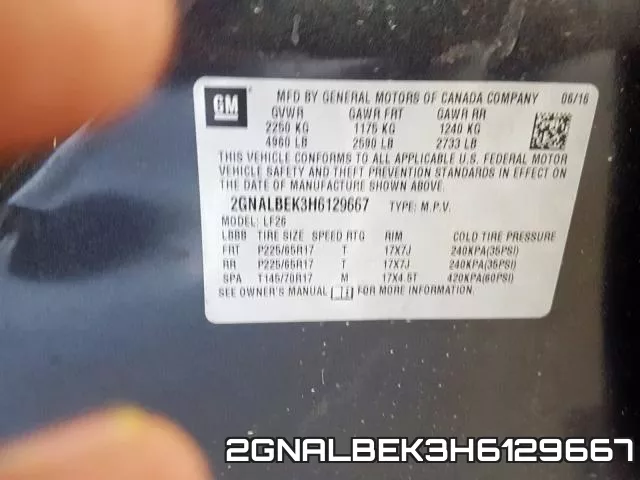 2GNALBEK3H6129667 фото 2