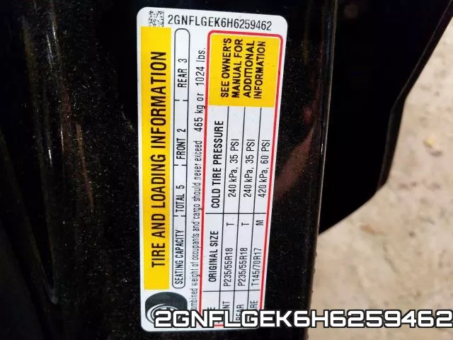 2GNFLGEK6H6259462 фото 2