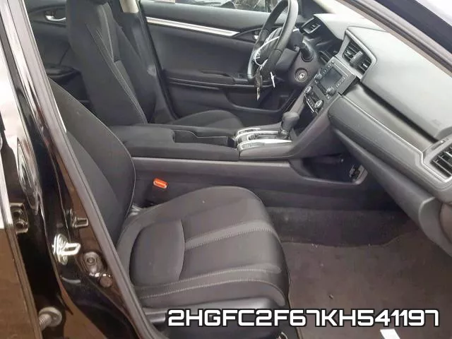 2HGFC2F67KH541197 фото 6