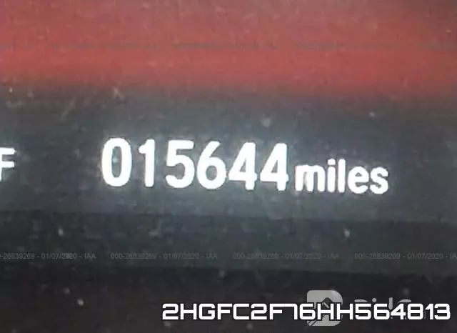 2HGFC2F76HH564813 фото 8