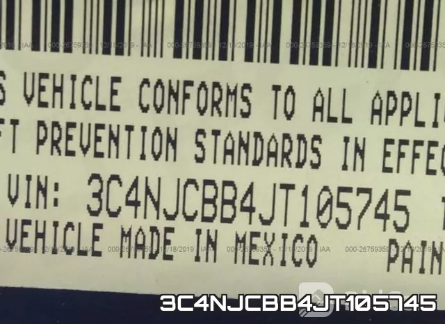 3C4NJCBB4JT105745 фото 10