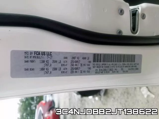 3C4NJDBB2JT138622 фото 2