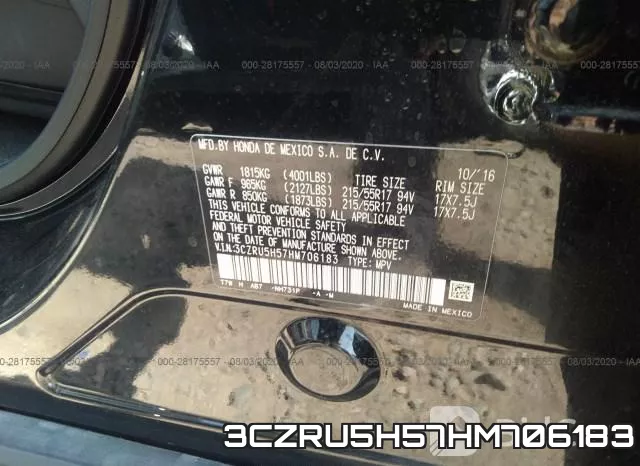 3CZRU5H57HM706183 фото 10