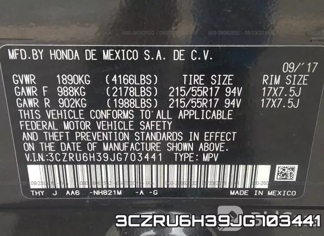 3CZRU6H39JG703441 фото 10