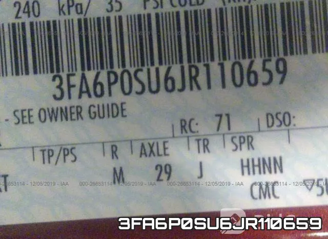 3FA6P0SU6JR110659 фото 10