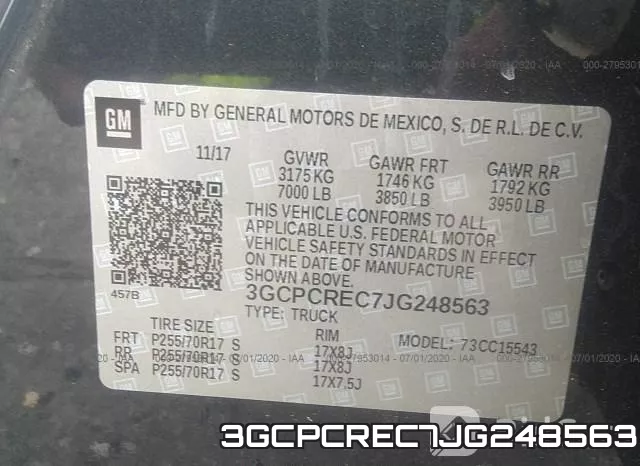 3GCPCREC7JG248563 фото 10