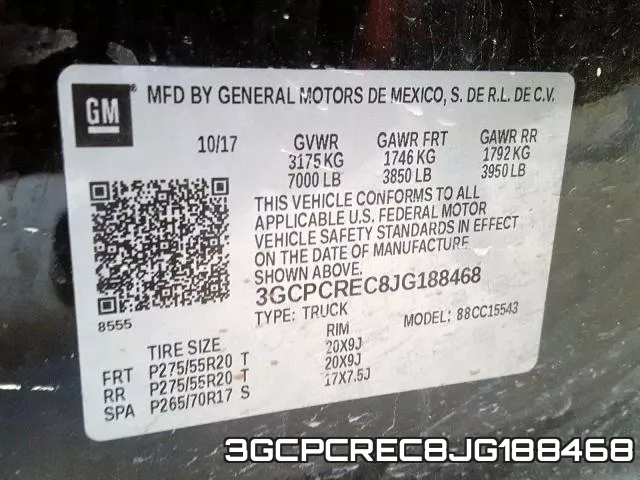 3GCPCREC8JG188468 фото 2
