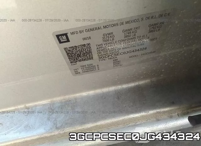 3GCPCSEC0JG434324 фото 10