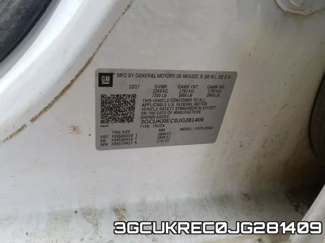 3GCUKREC0JG281409 фото 2