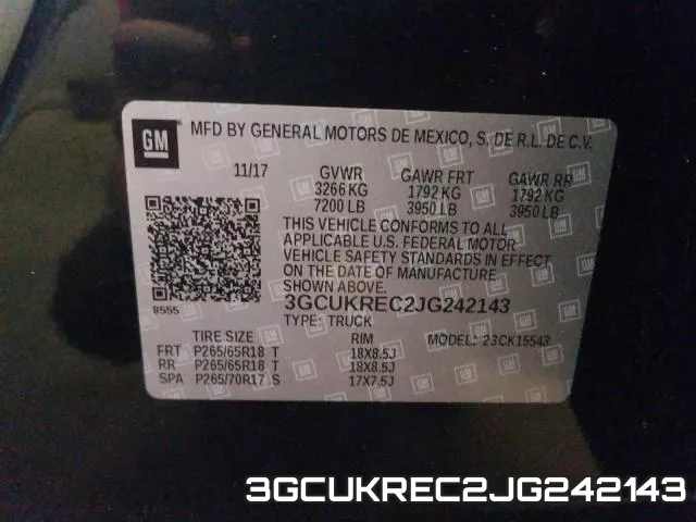 3GCUKREC2JG242143 фото 2