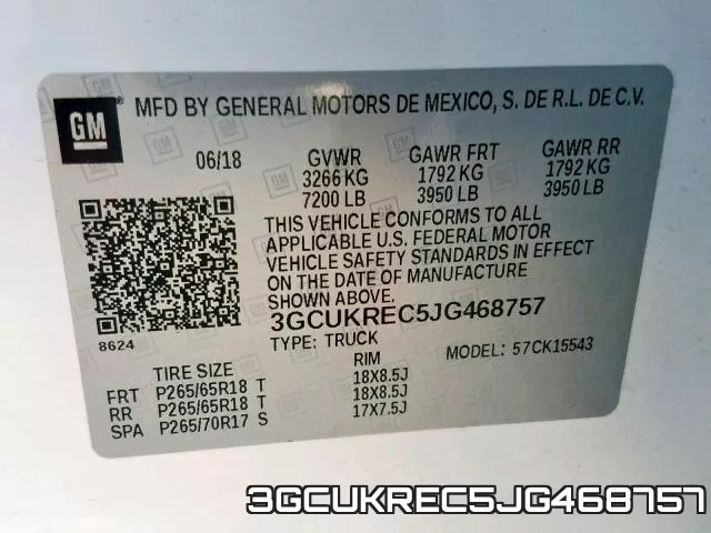 3GCUKREC5JG468757 фото 2