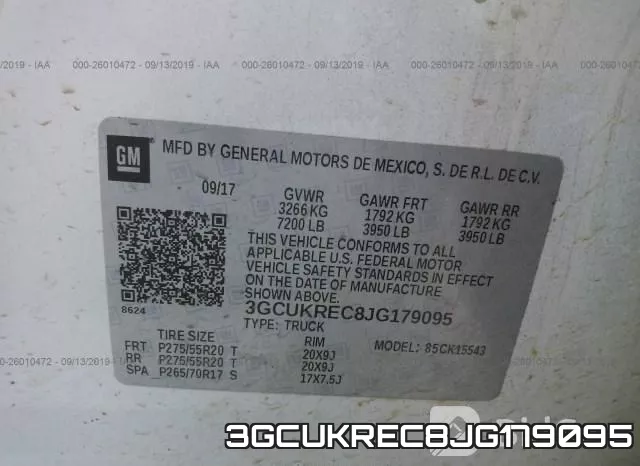 3GCUKREC8JG179095 фото 10