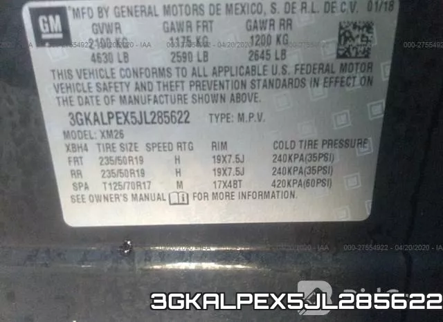 3GKALPEX5JL285622 фото 10
