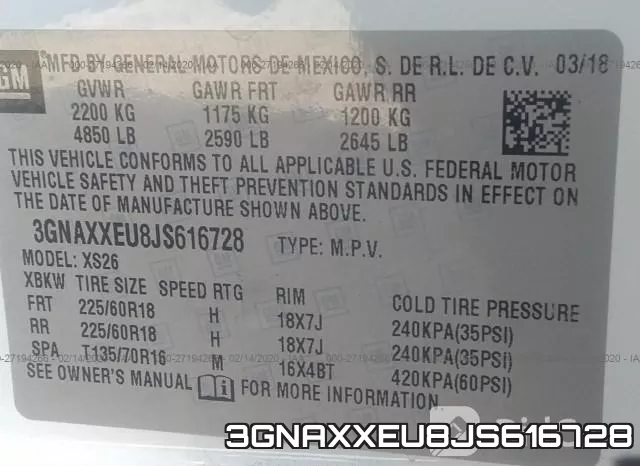 3GNAXXEU8JS616728 фото 10