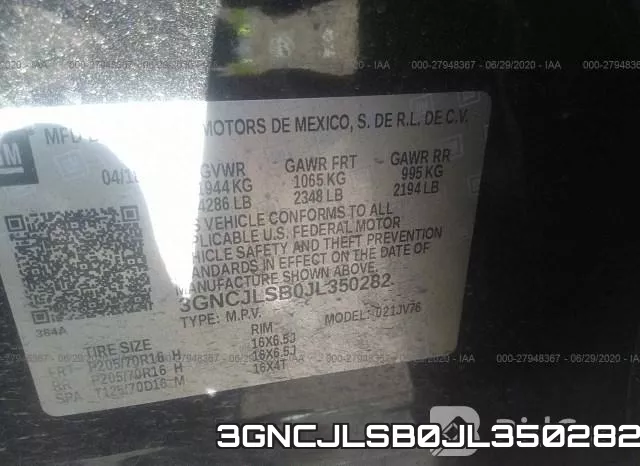3GNCJLSB0JL350282 фото 10