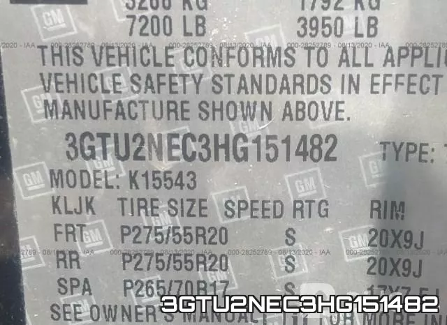 3GTU2NEC3HG151482 фото 10