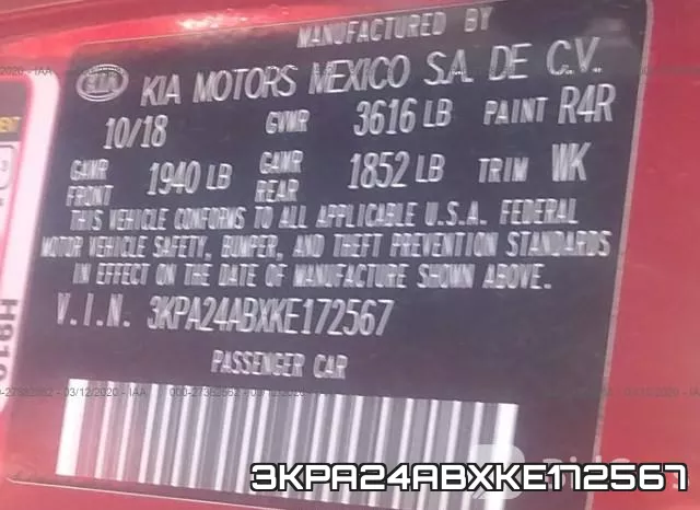 3KPA24ABXKE172567 фото 10