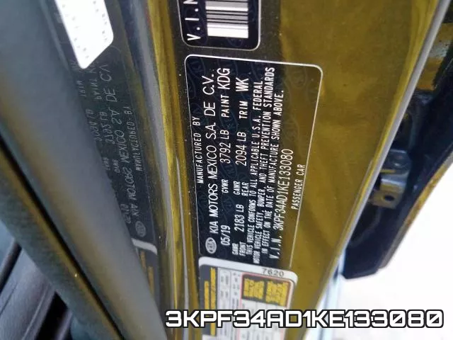 3KPF34AD1KE133080 фото 2