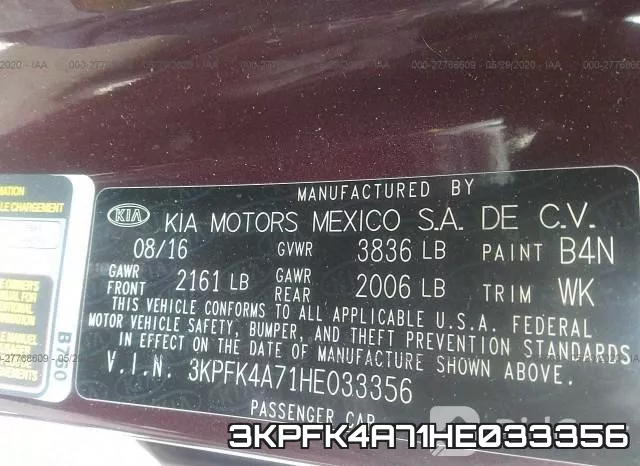 3KPFK4A71HE033356 фото 10
