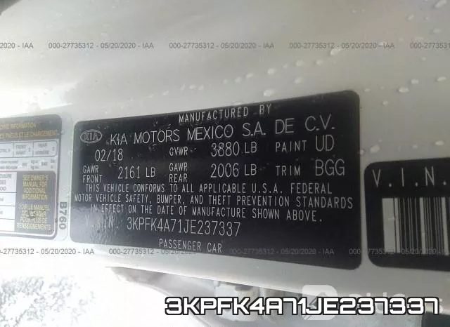 3KPFK4A71JE237337 фото 10