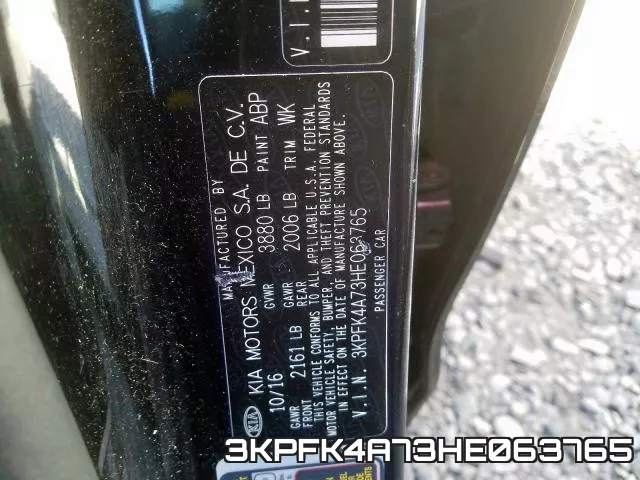 3KPFK4A73HE063765 фото 2