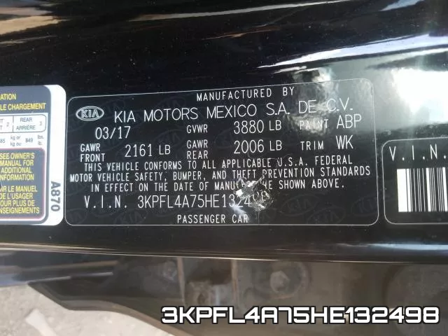 3KPFL4A75HE132498 фото 2