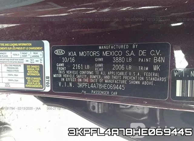 3KPFL4A78HE069445 фото 10