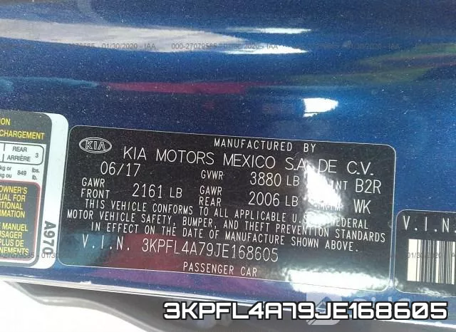 3KPFL4A79JE168605 фото 10