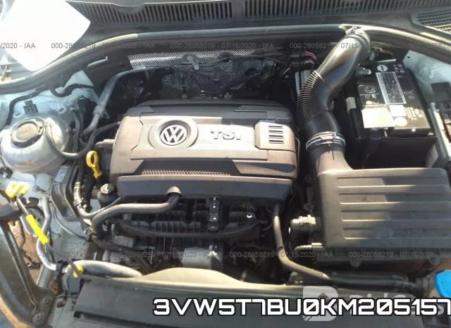 3VW5T7BU0KM205157 фото 2