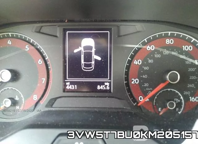 3VW5T7BU0KM205157 фото 8