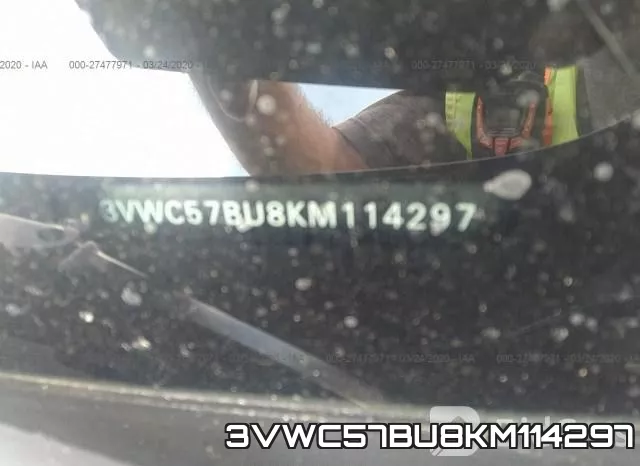 3VWC57BU8KM114297 фото 10