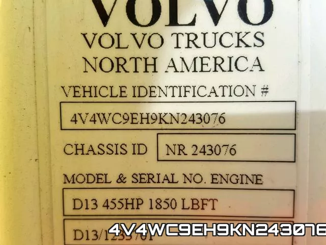 4V4WC9EH9KN243076 фото 2