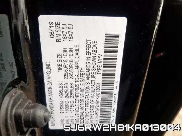 5J6RW2H81KA013004 фото 2