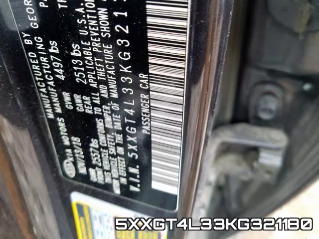 5XXGT4L33KG321180 фото 2