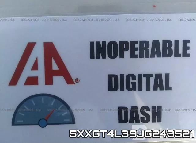 5XXGT4L39JG243521 фото 8