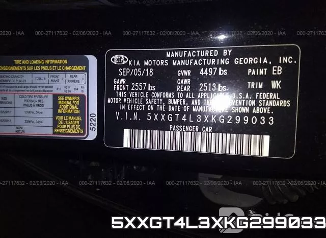5XXGT4L3XKG299033 фото 10