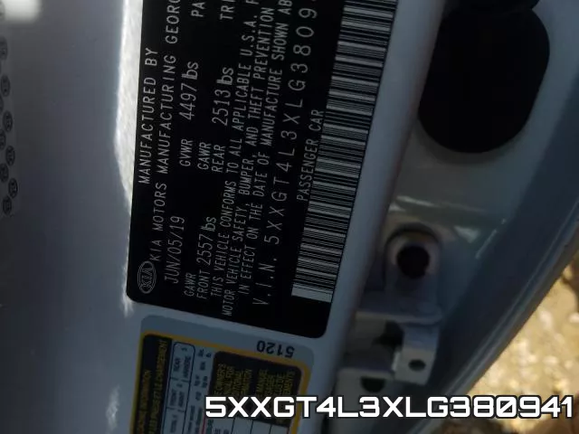 5XXGT4L3XLG380941 фото 2