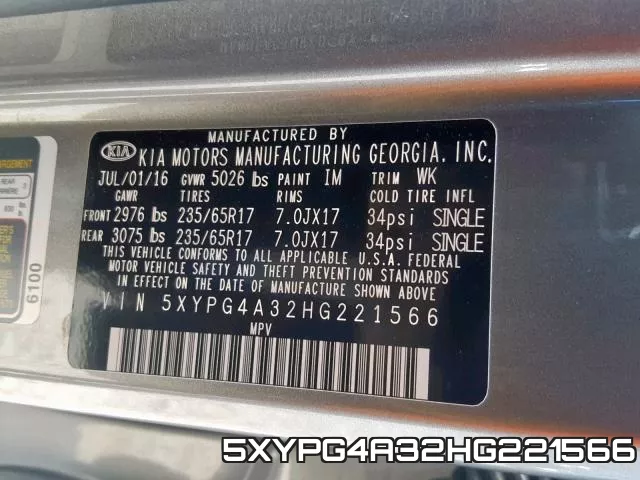 5XYPG4A32HG221566 фото 2