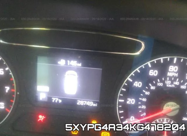 5XYPG4A34KG478204 фото 8