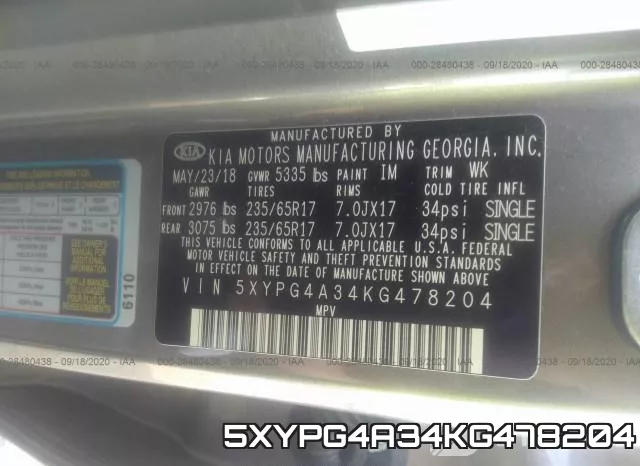 5XYPG4A34KG478204 фото 10