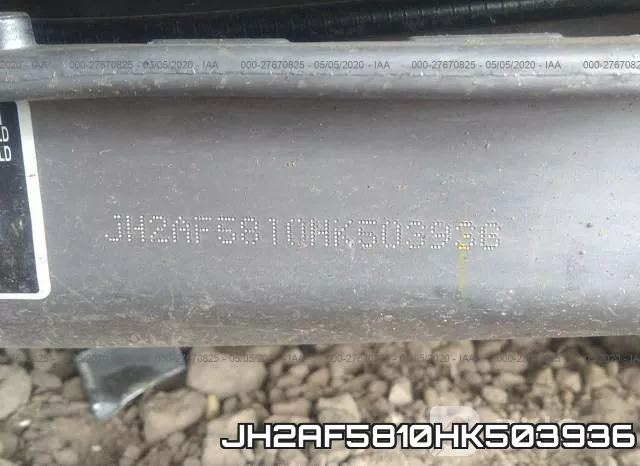 JH2AF5810HK503936 фото 2