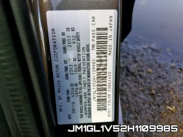JM1GL1V52H1109985 фото 2