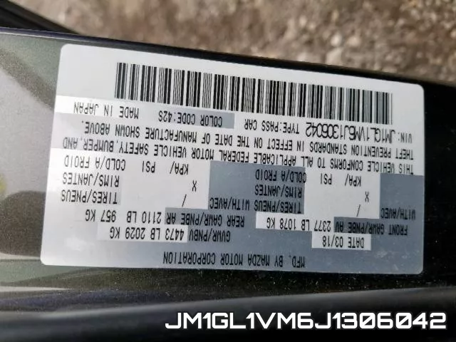 JM1GL1VM6J1306042 фото 2