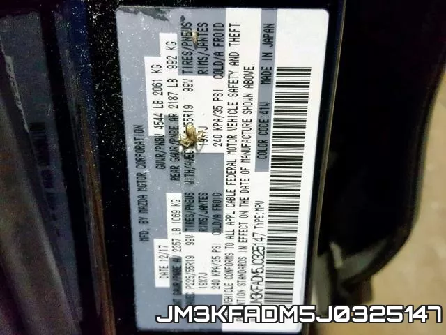 JM3KFADM5J0325147 фото 2
