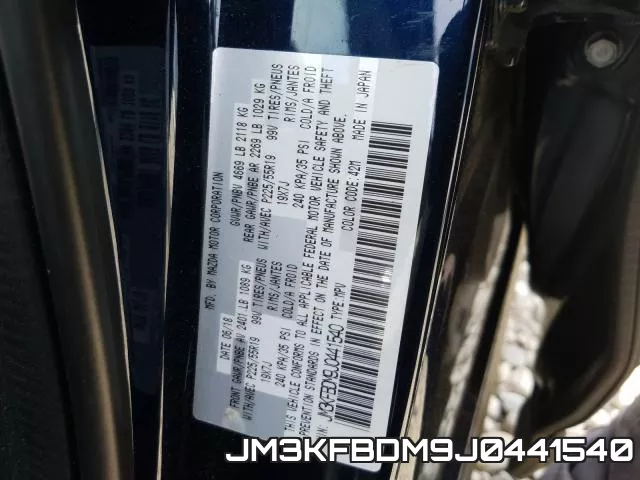 JM3KFBDM9J0441540 фото 2