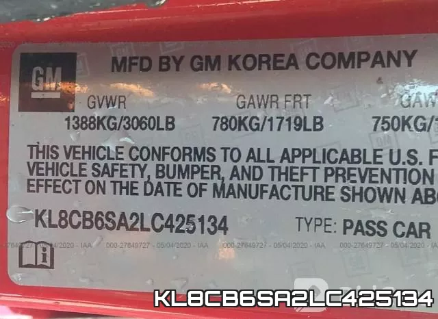 KL8CB6SA2LC425134 фото 10